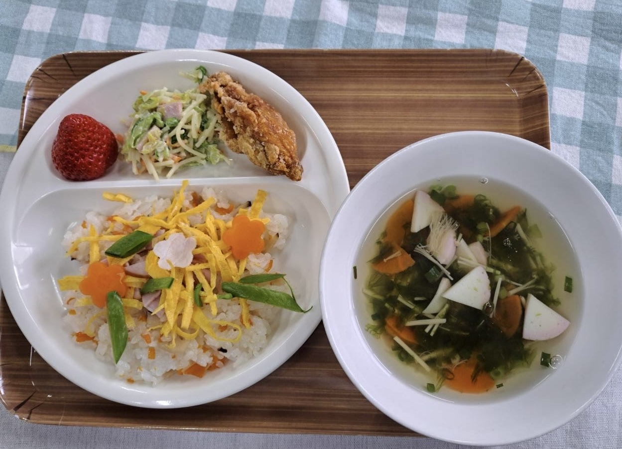 今日の給食のアイキャッチ画像