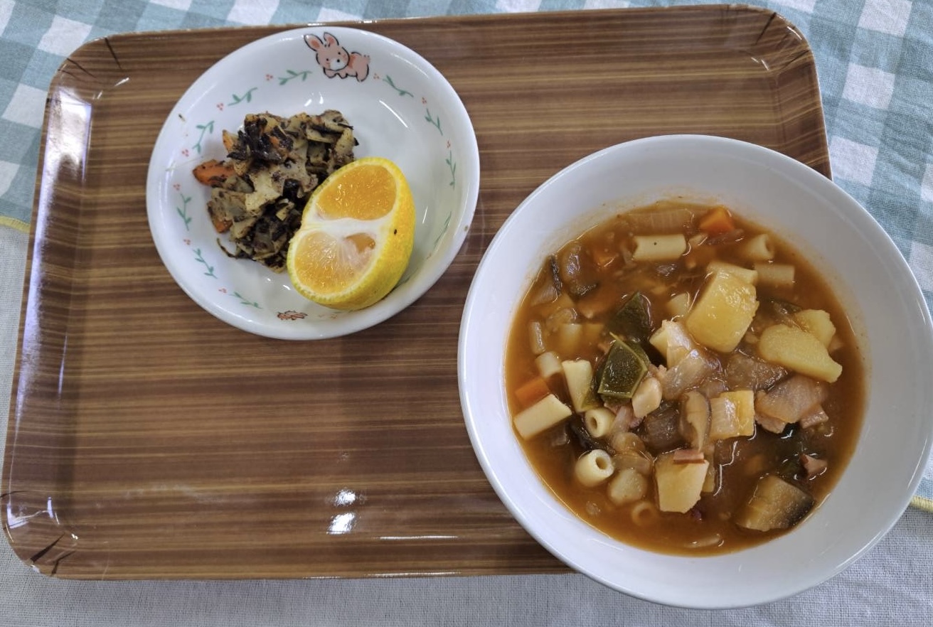 今日の給食のアイキャッチ画像