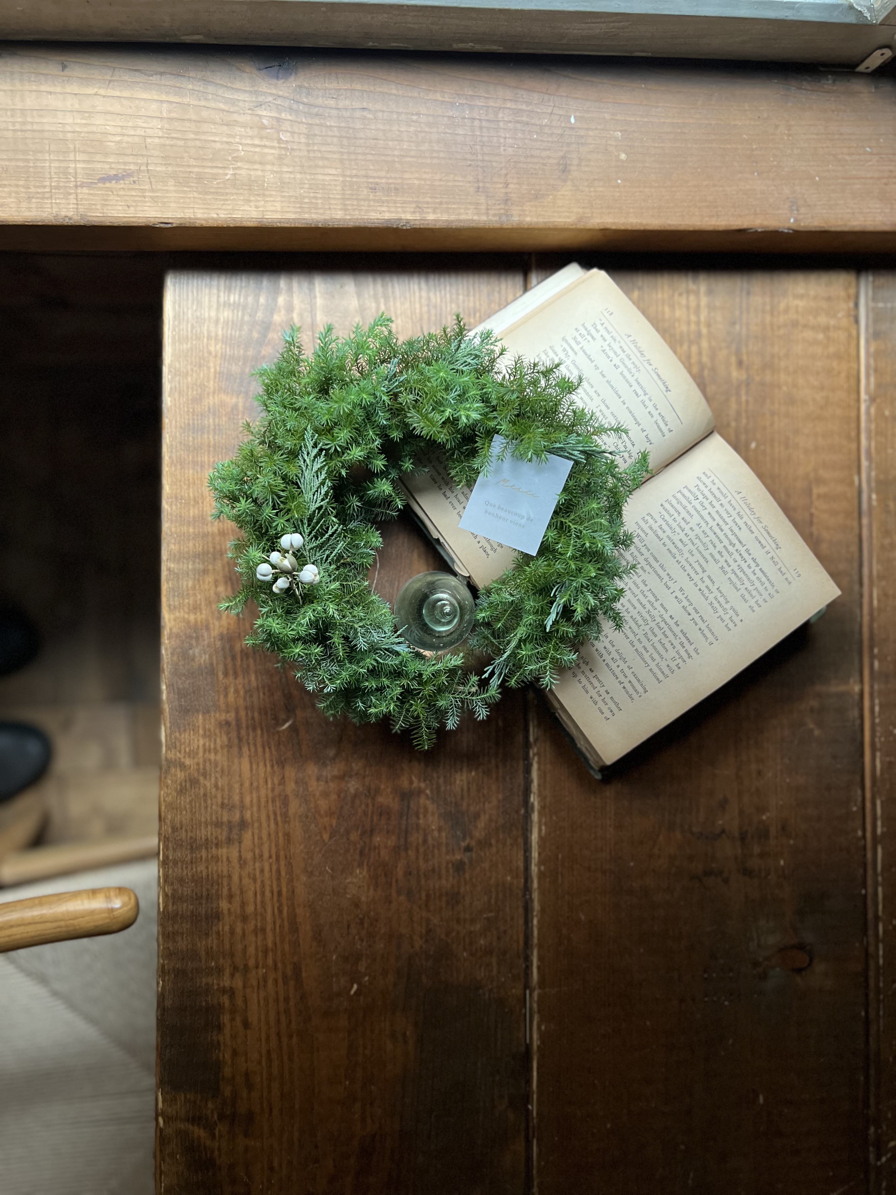 三日月リースとツリーのワークショップのアイキャッチ画像