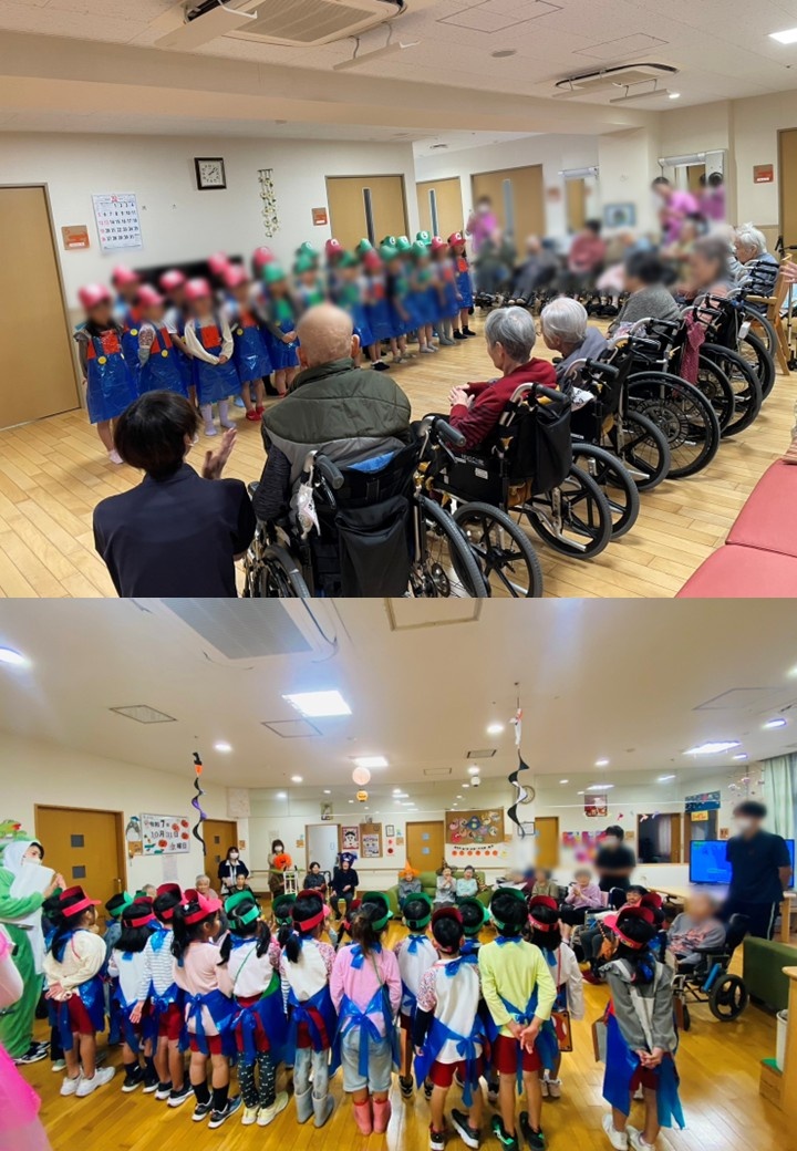 ハロウィン慰問