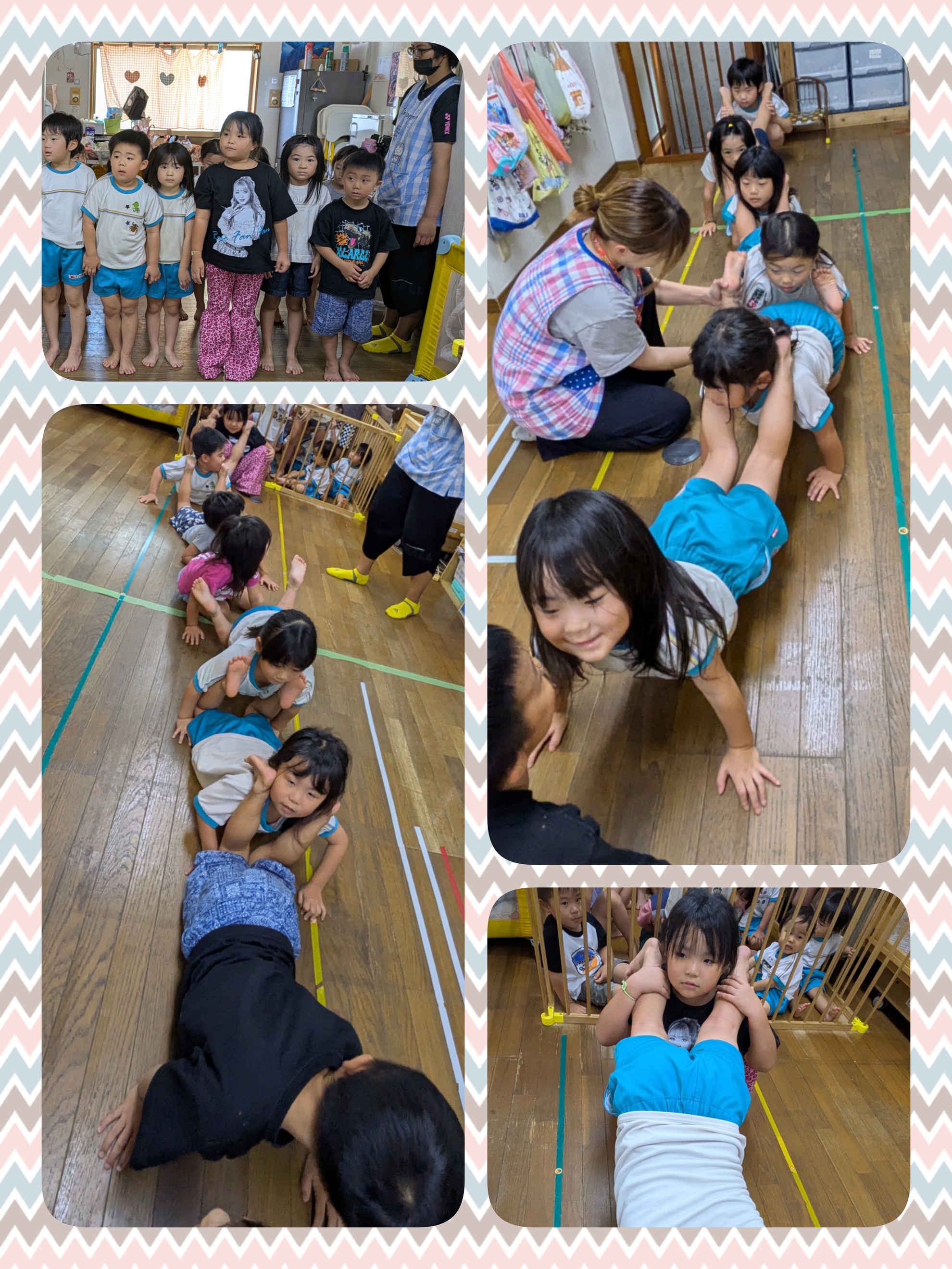 7月31日(木)組体操……心を合わせて (⁠人⁠*⁠´⁠∀⁠｀⁠)⁠｡⁠*ﾟ⁠+のアイキャッチ画像