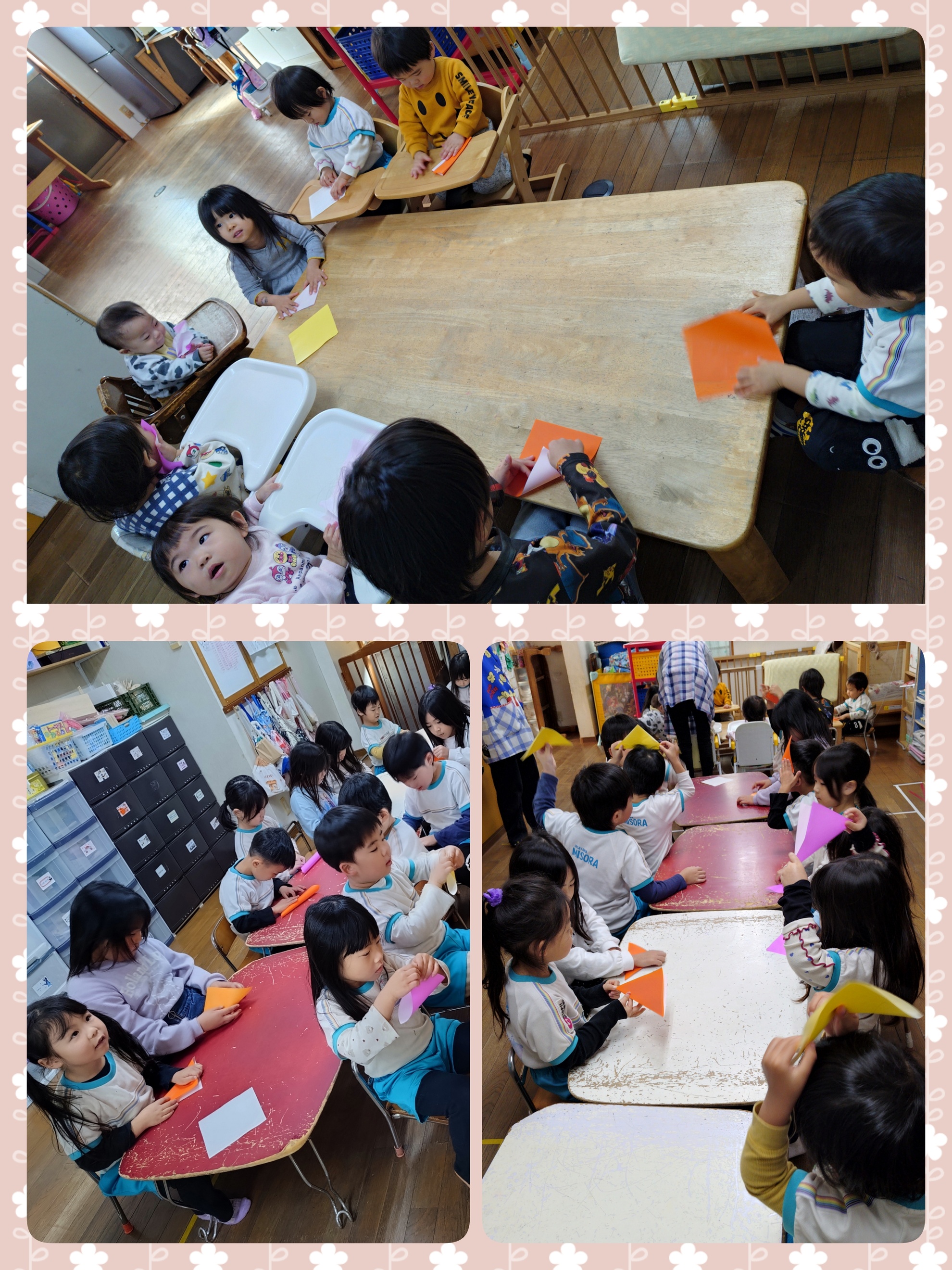 1月8日(木)折り紙製作のアイキャッチ画像