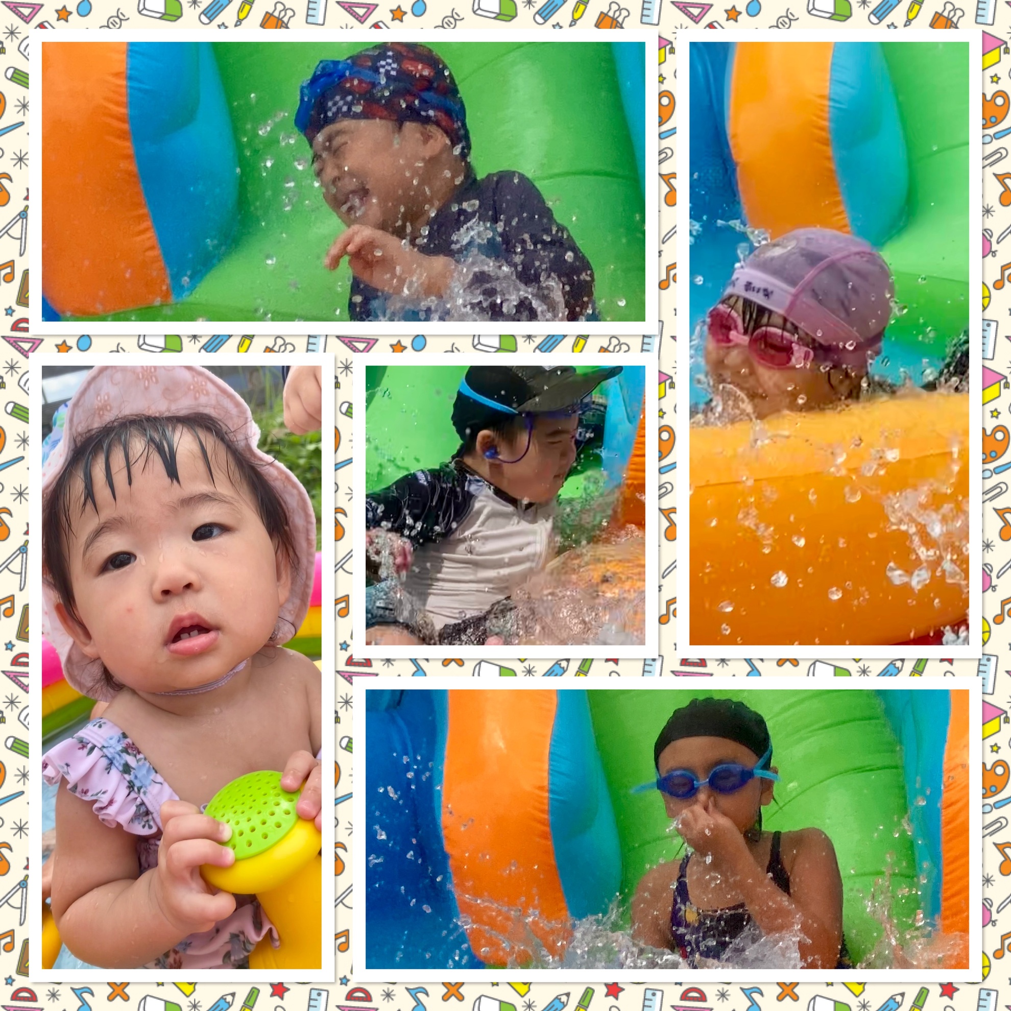 8月6日（水）プール遊び♫のアイキャッチ画像