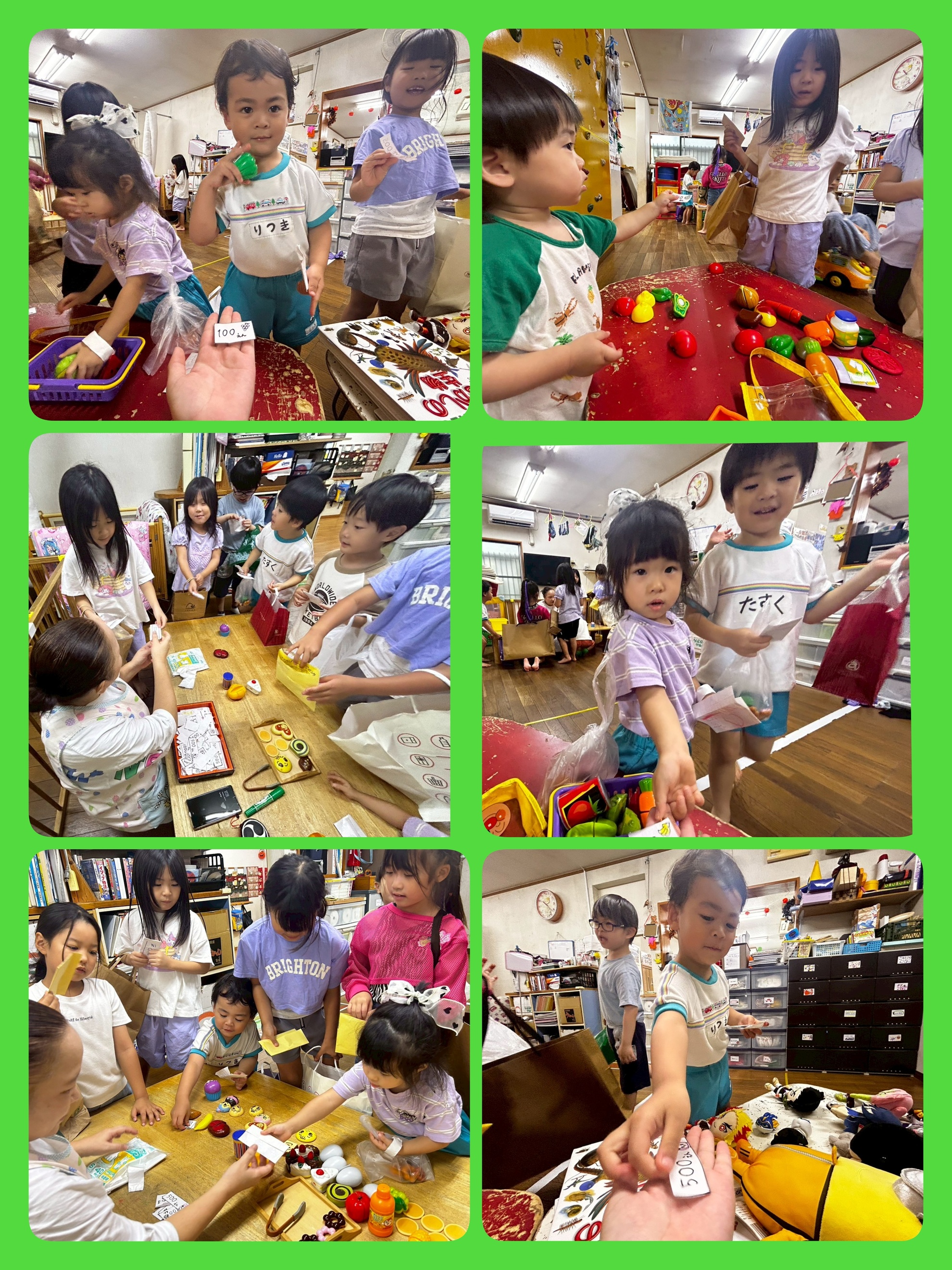 10月4日（土）お買い物ごっこ  (⁠人⁠*⁠´⁠∀⁠｀⁠)⁠｡⁠*ﾟ⁠+のアイキャッチ画像